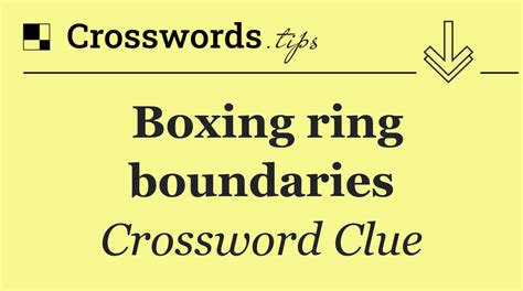 boundaries crossword clue|More.